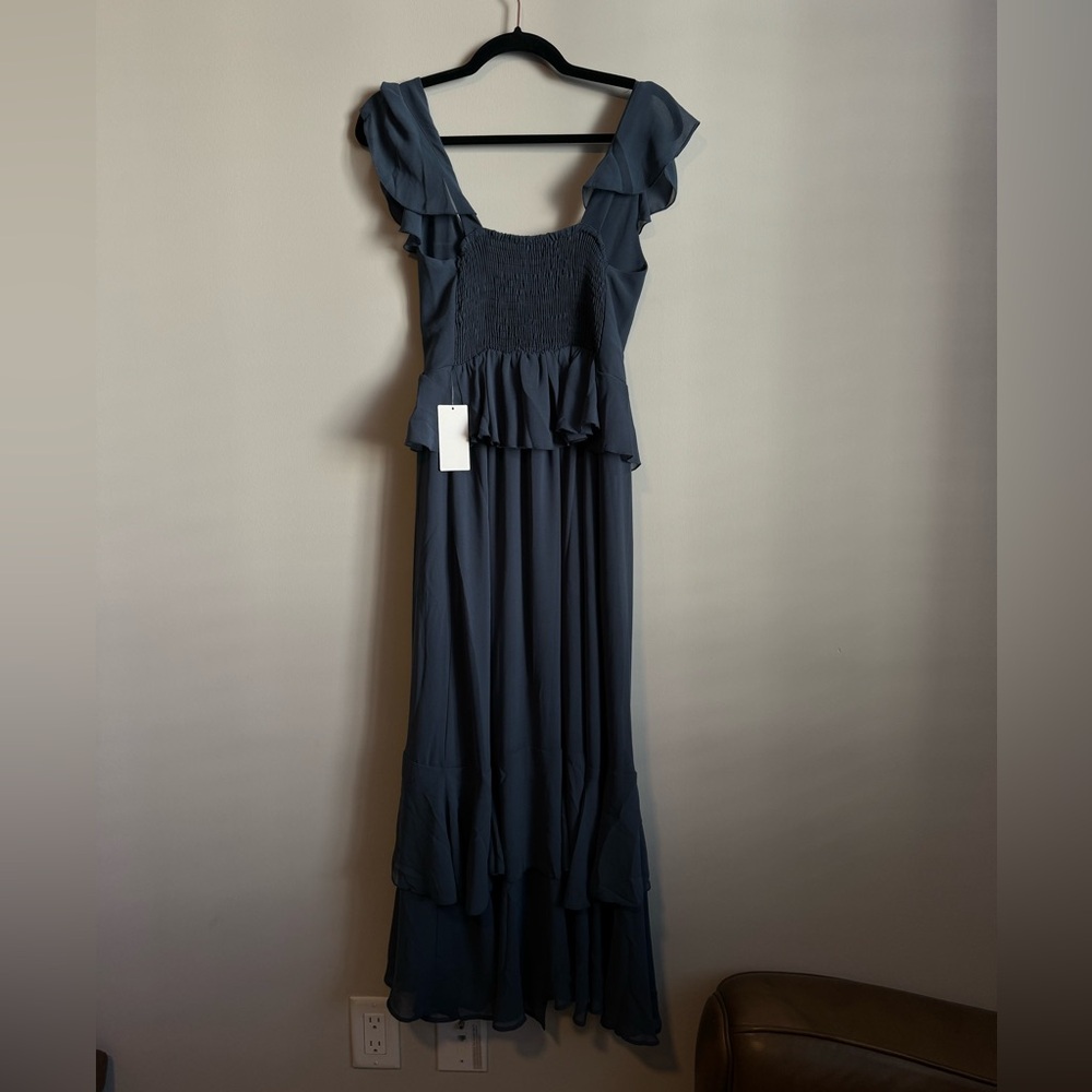 Show Me Your MuMu Blue Maxi Dress - Picture 4 of 12